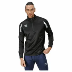 Core Sweat Half Zip Black