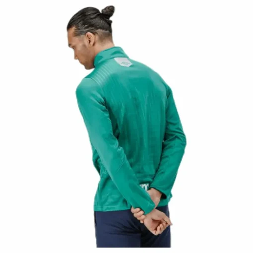Core Sweat Half Zip Green