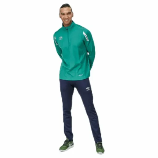 Core Sweat Half Zip Green