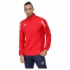 Core Sweat Half Zip Red