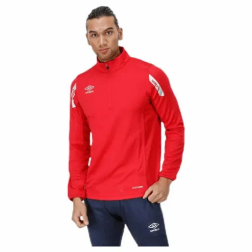 Core Sweat Half Zip Red