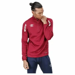 Core Sweat Half Zip Red