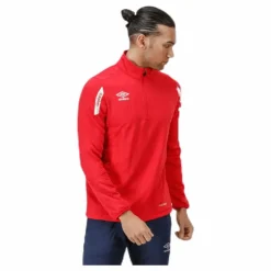 Core Sweat Half Zip Red