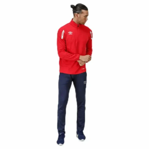 Core Sweat Half Zip Red