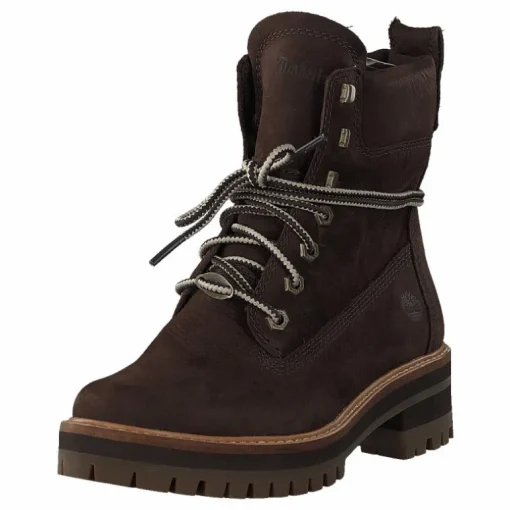 Courmayeur Valley Yellow Boot Dark Walnut