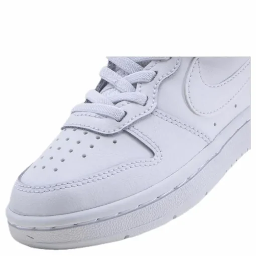 Court Borough Low 2 Little Kids' Shoes WHITE/WHITE-WHITE