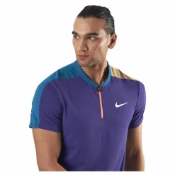 Court Breathe Slam Polo Purple/Green