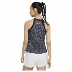 Court Dry Printed Tank White/Black