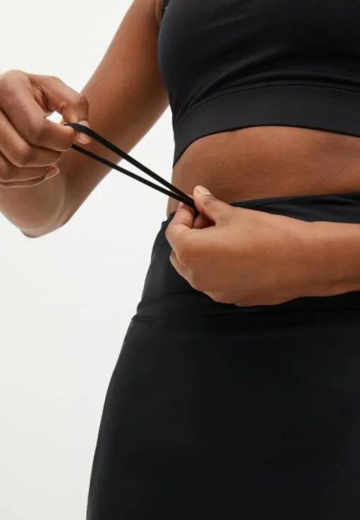 Court Jersey Skort Black