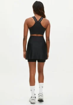 Court Jersey Skort Black