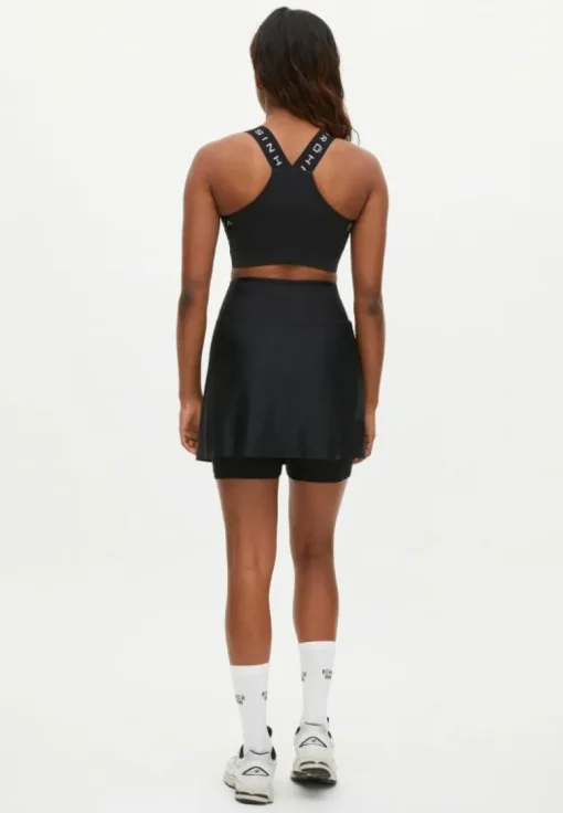 Court Jersey Skort Black
