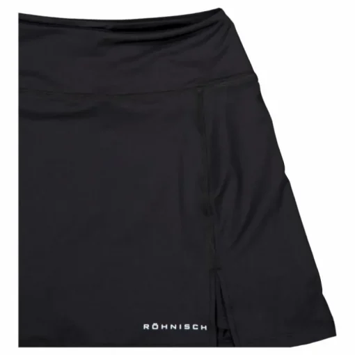 Court Jersey Skort Black