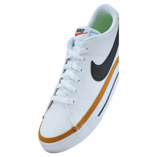 Court Legacy Next Nature Women's Shoes WHITE/BLACK-DESERT OCHRE-TEAM ORANGE