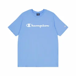 Crewneck T-shirt Azure Blue