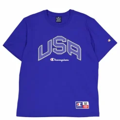 Crewneck T-shirt Mazarine Blue