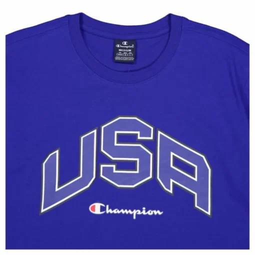 Crewneck T-shirt Mazarine Blue
