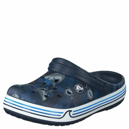 Crocband Shark Clog Kids Navy