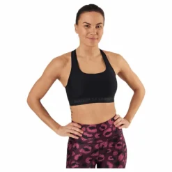 Crossback Mid Bra Black