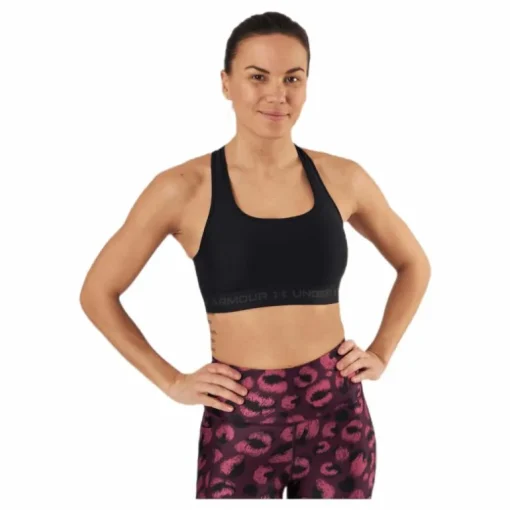 Crossback Mid Bra Black