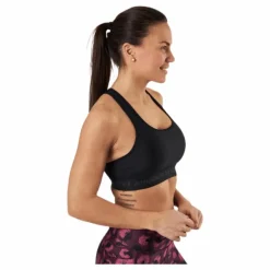 Crossback Mid Bra Black