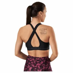 Crossback Mid Bra Black