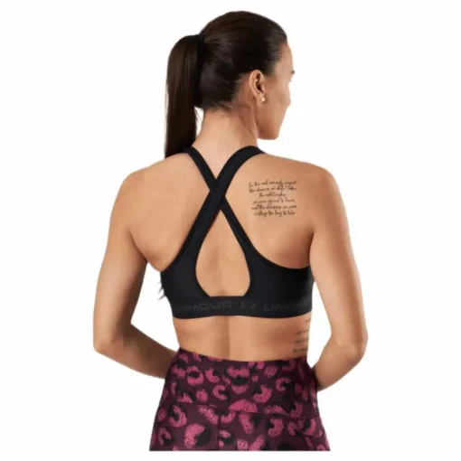 Crossback Mid Bra Black
