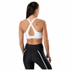 Crossback Mid Bra White