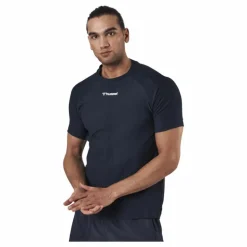 Cube Seamless T-Shirt Blue
