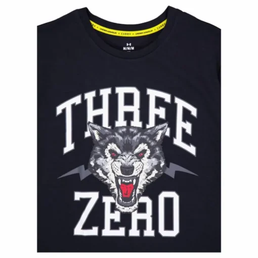 Curry Young Wolf Tee Black