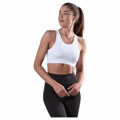 Cursive Bra White