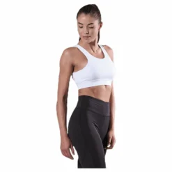 Cursive Bra White