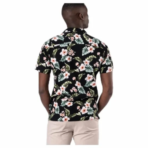 Dale Resort Shirt S/S One Pocket Black