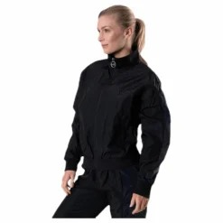 Dark Windbreaker Jacket Black