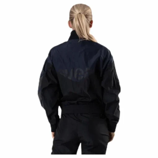 Dark Windbreaker Jacket Black