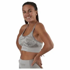 Desert Storm Camo Sports Bra Beige