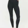 Distance Stripe Tights Black