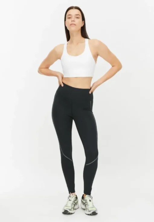 Distance Stripe Tights Black
