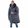Down Fill Hood Parka Grey