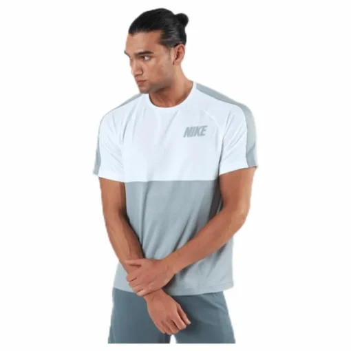 Dri-FIT Hyper SS Top White/Grey