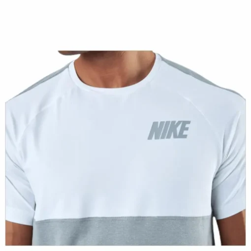Dri-FIT Hyper SS Top White/Grey