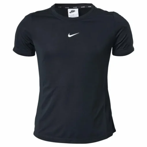 Dri-FIT One Big Kids' (Girls') Short-Sleeve Top BLACK/WHITE