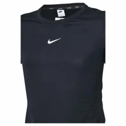 Dri-FIT One Big Kids' (Girls') Short-Sleeve Top BLACK/WHITE