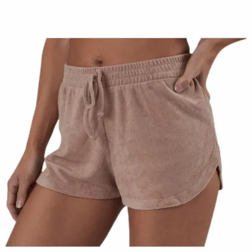 Dunja Terry Mw Shorts Lounge Bc Red