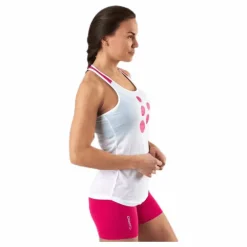 Eaze Singlet Pink/White