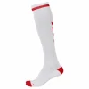 Elite Indoor Sock High White/Red