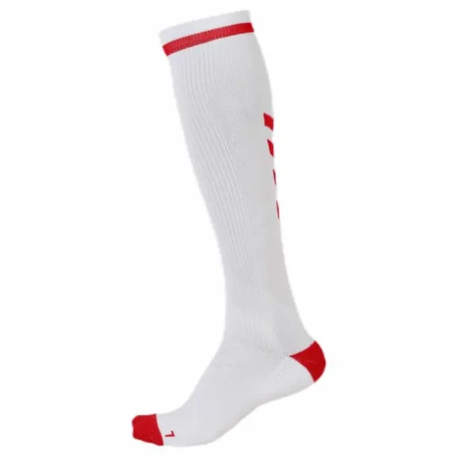 Elite Indoor Sock High White/Red