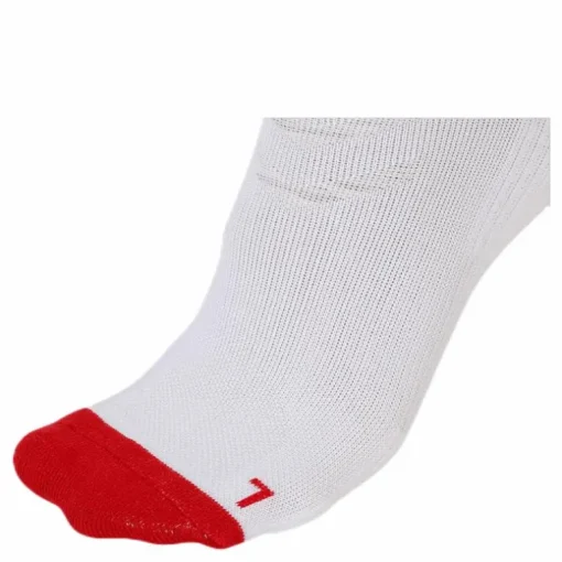 Elite Indoor Sock High White/Red
