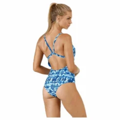 Embla Swimsuit Blue/White