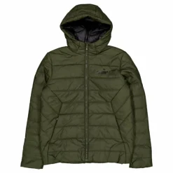 Ess Hooded Padded Jacket Dark Olive