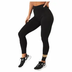 ESS Logo Leggings Black/Gold